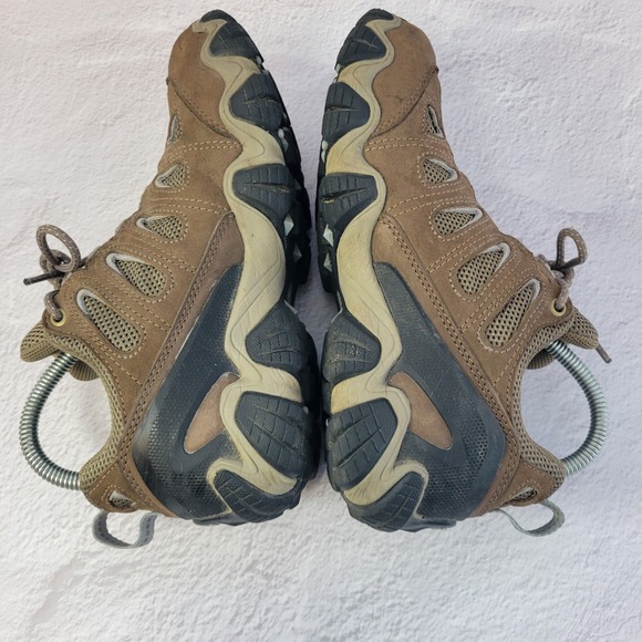 Oboz Sawtooth Low B-DRY Waterproof Hiking Shoes Brown Womens Size 8 Leather - Picture 5 of 12